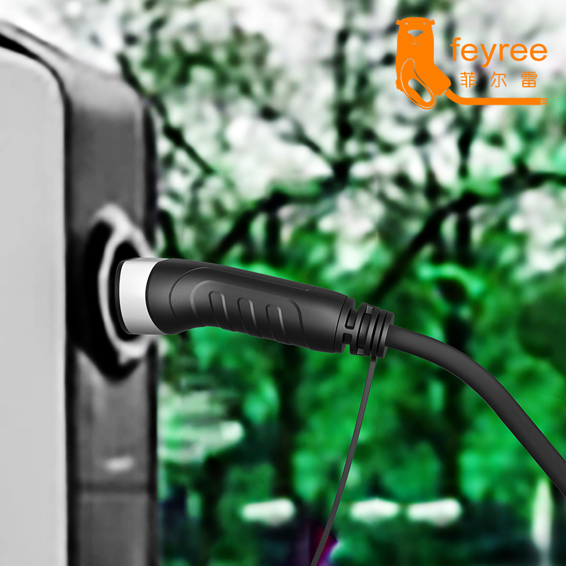 Ev Charger Adapter - Feyree Typ2-Stecker, EV-Ladegerät für Netzteil, Seite