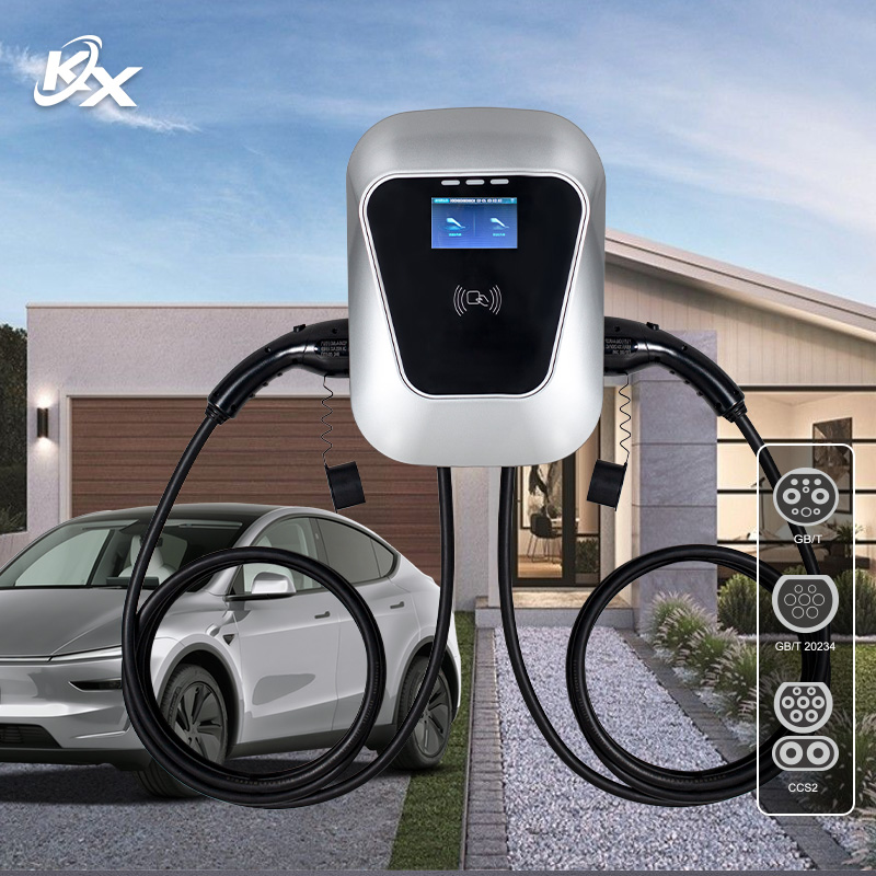 Type 2 Charger - 14kW Dual Wandmontierte EV-Ladestation Typ1 Typ2