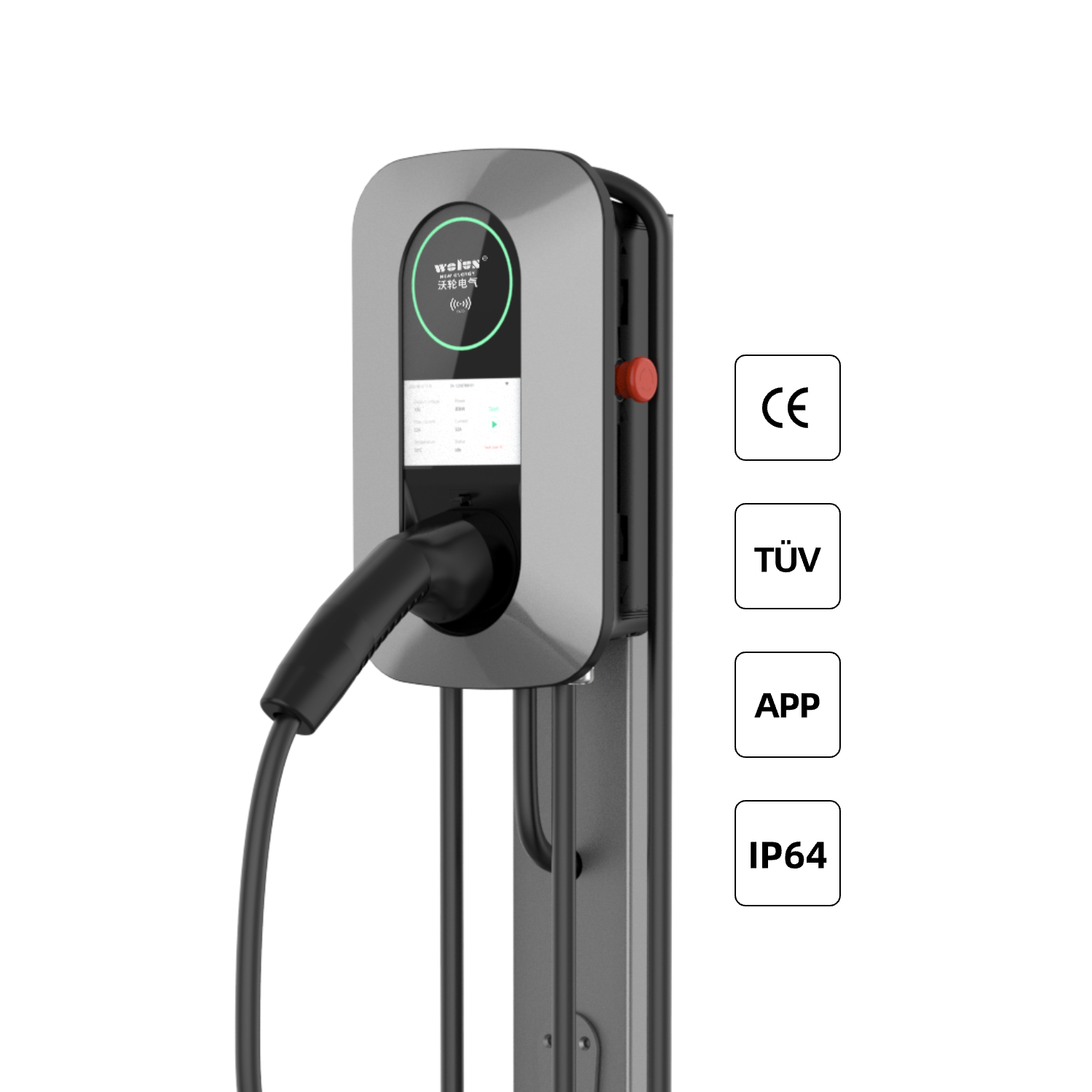 22kW AC Heimladestation EV Wal – Ev Charging Pile Bewertung und Preis