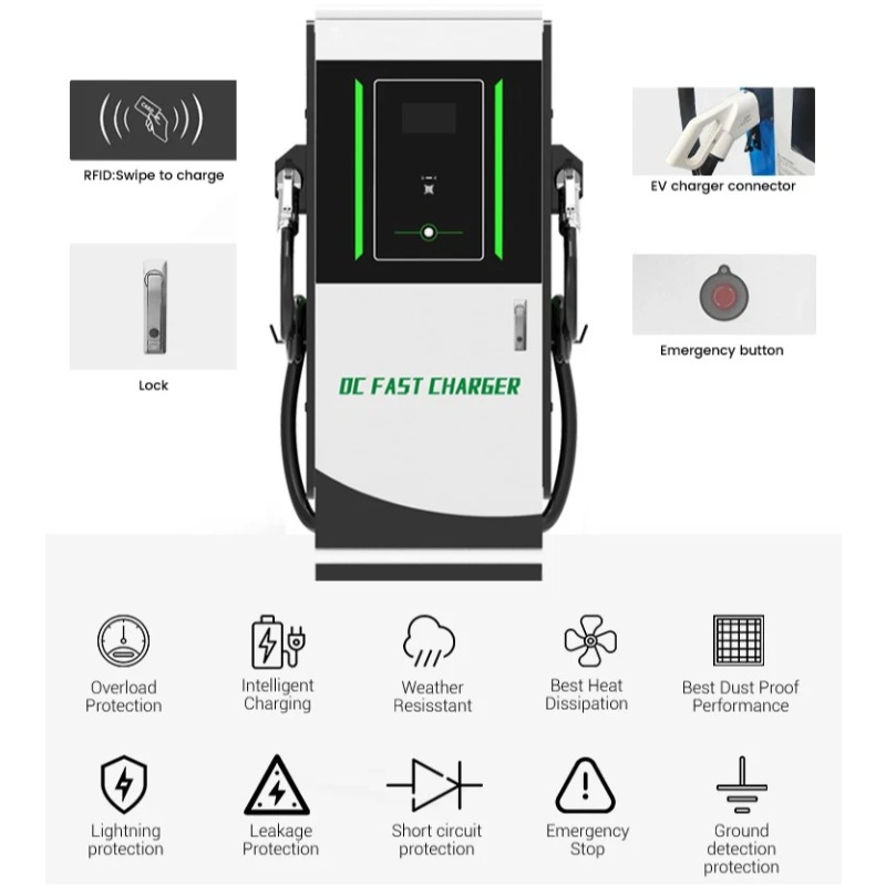 DC EV-Ladestation 30kW Wallbox – Dc Fast Charger 30Kw Wallbox Commercial Bewertung und Preis