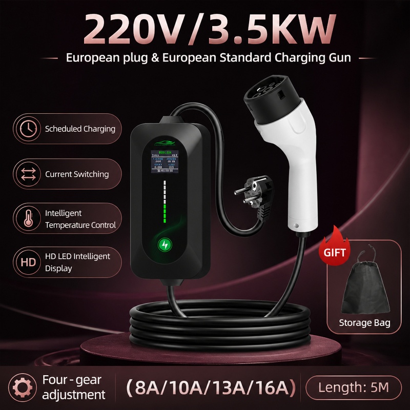 ROMADA 3,5KW Elektrofahrzeug-L – Ev Charging Cable Bewertung und Preis